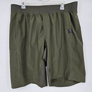 Nine Line Shorts Mens XXL Running Activewear Training Gym Performance Dark Green